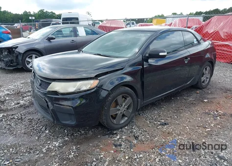 2010 Kia Forte Koup Ex z USA, uszkodzony, nr VIN KNAFU6A21A5188403